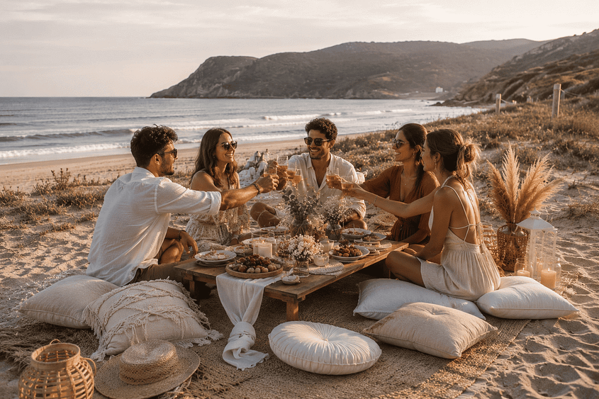 picnics en playa ferrol